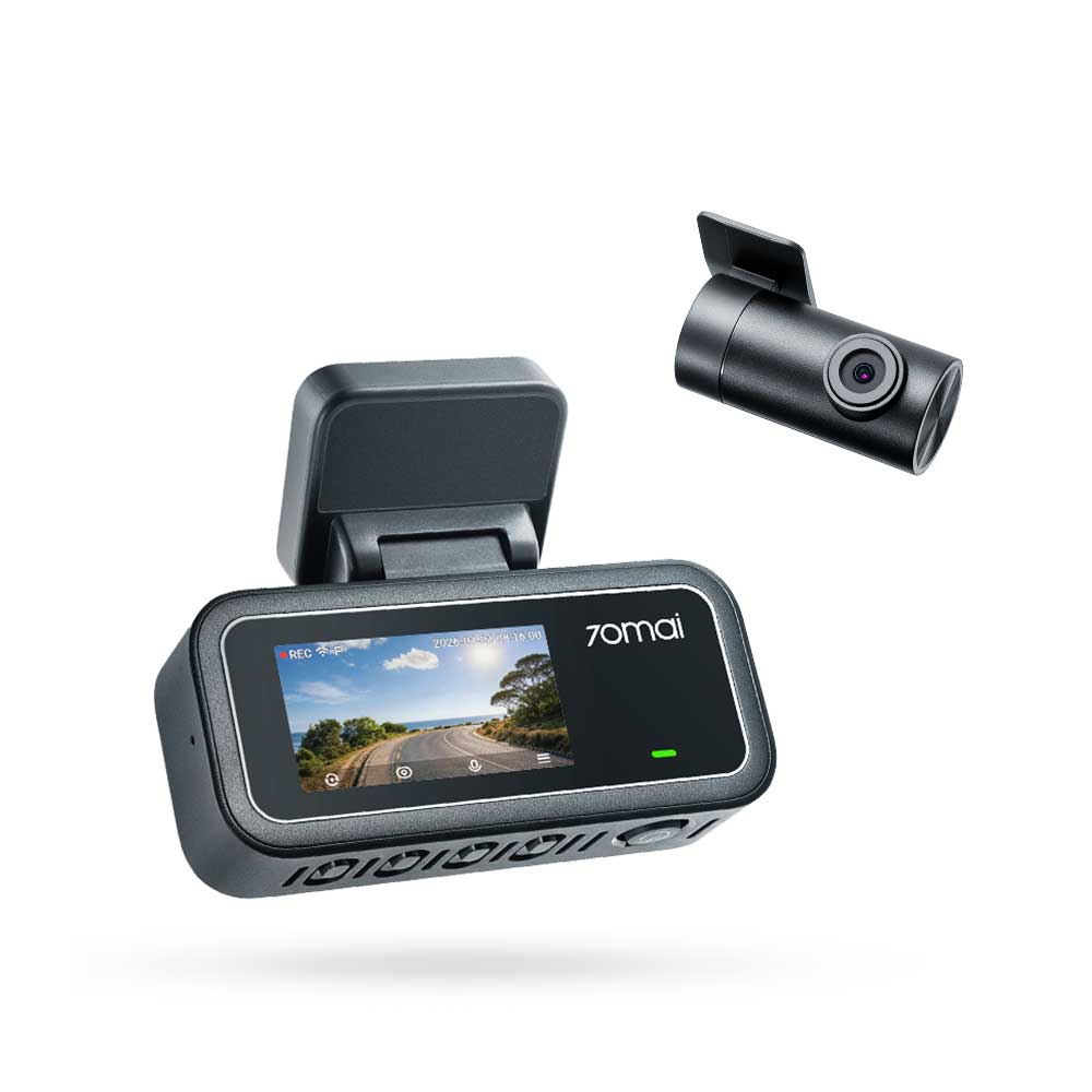 Set 2 Camere auto 70mai Dash Cam 2.5K A410 Neo si camera luneta 70mai RC21, inregistrare Dual Channel, GPS, HDR