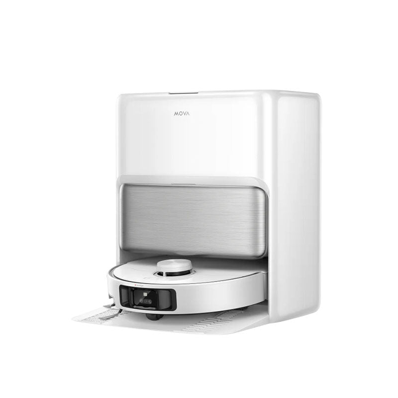 Aspirator robot cu mop MOVA P70 Pro Ultra Robot Vacuum, 30.000 Pa, 5.200mAh, 160 min, MaxiReach™ Edge, statie inteligenta, White