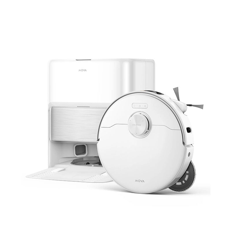 Aspirator robot cu mop MOVA P70 Pro Ultra Robot Vacuum, 30.000 Pa, 5.200mAh, 160 min, MaxiReach™ Edge, statie inteligenta, White