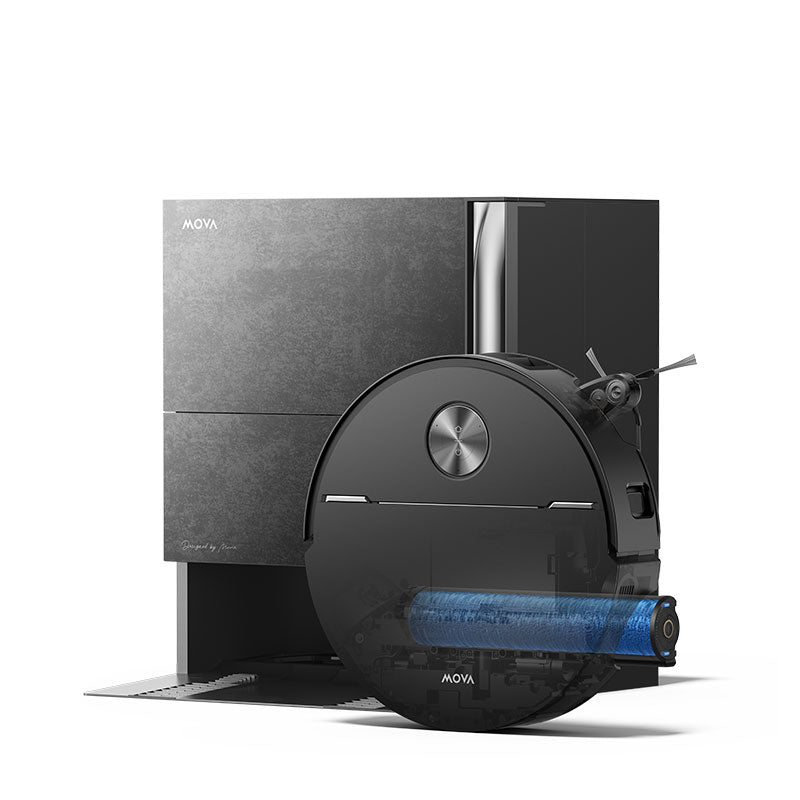 Aspirator robot cu mop Mova Z70 Ultra Roller Complete, 36.000 Pa, 6.400mAh, 210 min, HydroForce 2.0, statie inteligenta, Natural Stone Design