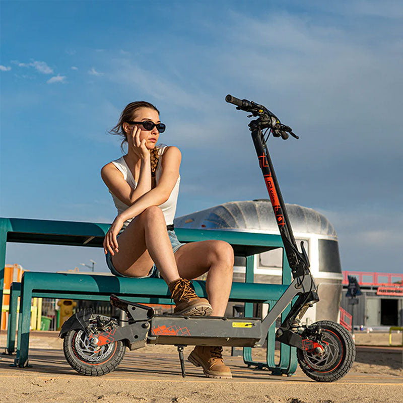 Trotineta electrica pliabila KuKirin G2 Ultra, autonomie max 55km, viteza max 50 km/ora, motor 2x800W acumulator 48V 18Ah