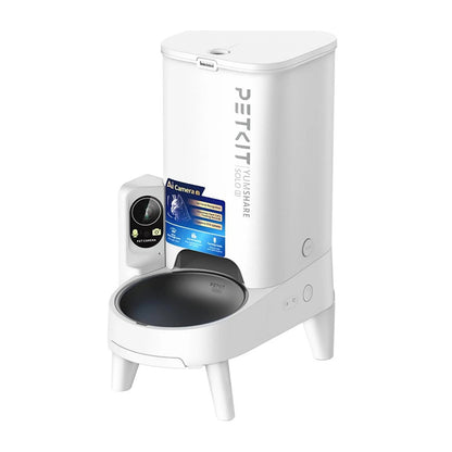 Dozator automat mancare animale de companie cu camera PETKIT YUMSHARE SOLO 2 Smart Feeder with Camera