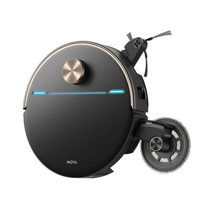 Aspirator robot cu mop MOVA V70 Ultra Complete Robot Vacuum, 40.000 Pa, 6.400mAh, 220 min, MaxiReachX™, statie inteligenta, Black