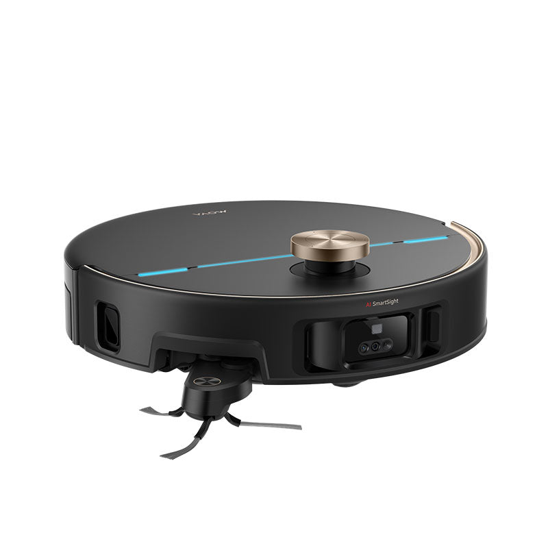 Aspirator robot cu mop MOVA V70 Ultra Complete Robot Vacuum, 40.000 Pa, 6.400mAh, 220 min, MaxiReachX™, statie inteligenta, Black