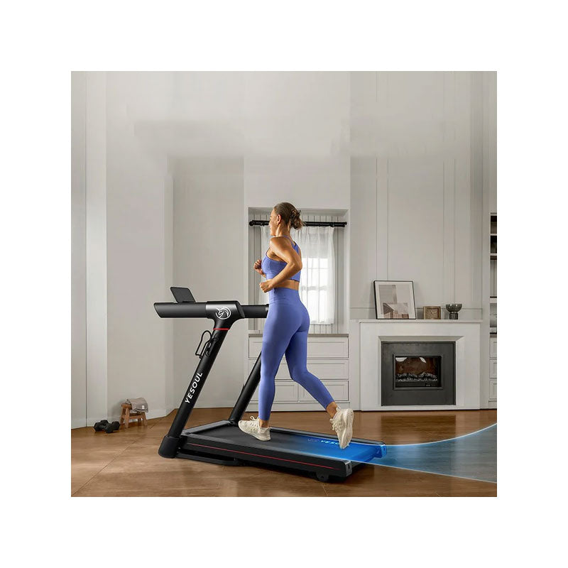 Banda de alergare pliabila YESOUL T3 Foldable Treadmill, Black, viteza maxima 14 km/h