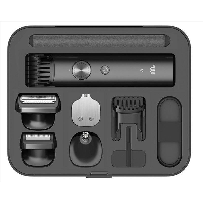 Aparat de tuns multifunctional Xiaomi Grooming Kit Pro, incarcare rapida, rezistent la apa, negru