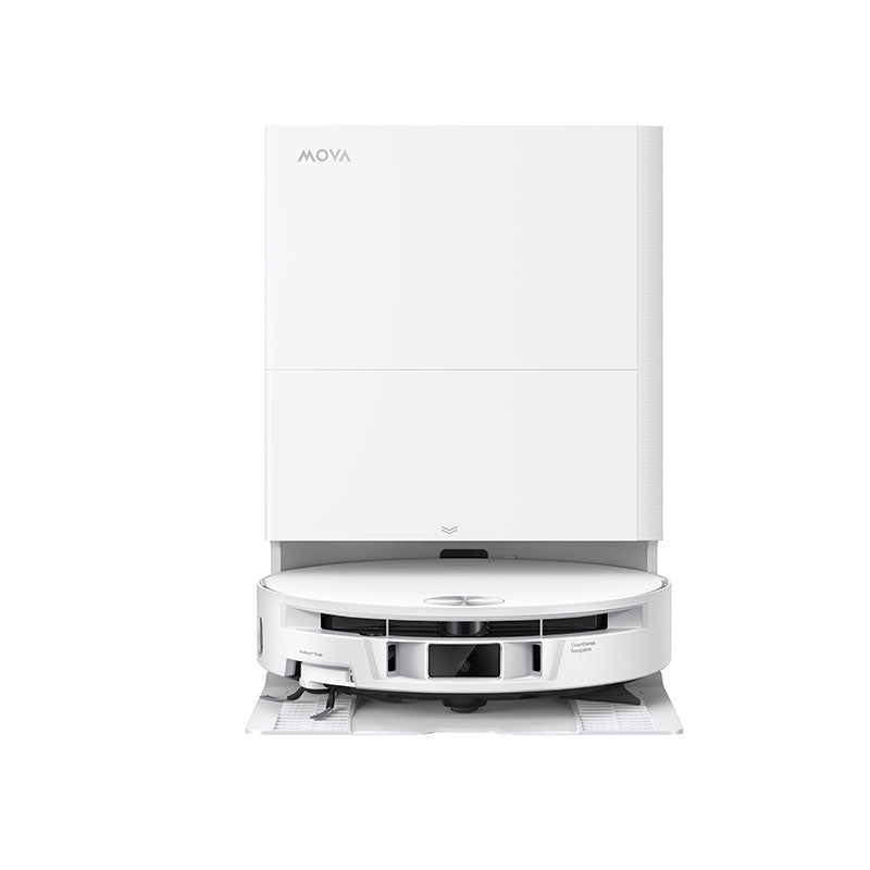 Aspirator robot cu mop MOVA S70 Roller Robot Vacuum, 28000Pa, 5200mAh, HydroForce Mopping, statie inteligenta, White