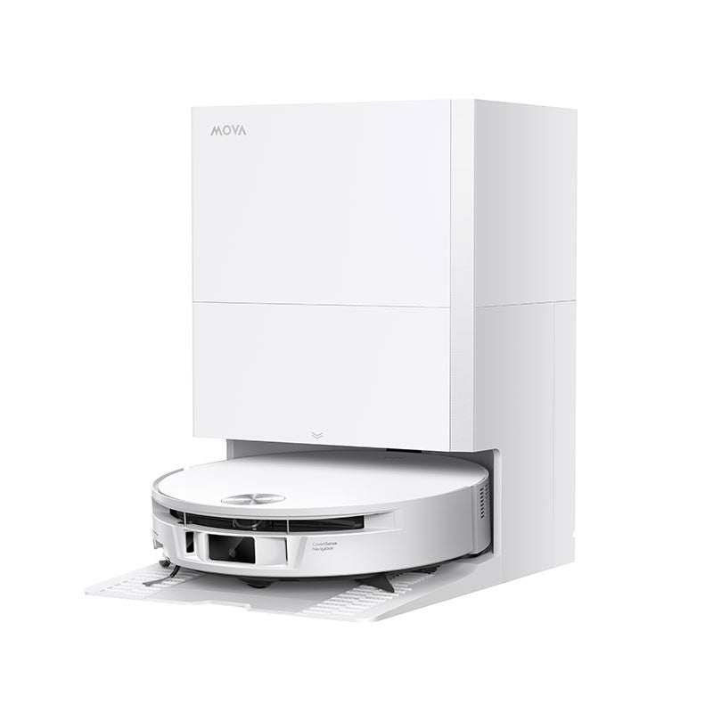Aspirator robot cu mop MOVA S70 Roller Robot Vacuum, 28000Pa, 5200mAh, HydroForce Mopping, statie inteligenta, White