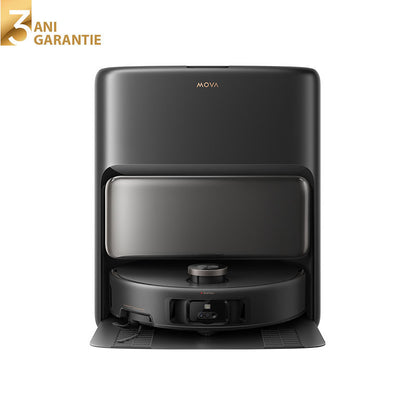 Aspirator robot cu mop Mova V50 Ultra Complete, 24.000Pa, 6400mAh, 220min, Advanced AI SmartSight, statie inteligenta, Black
