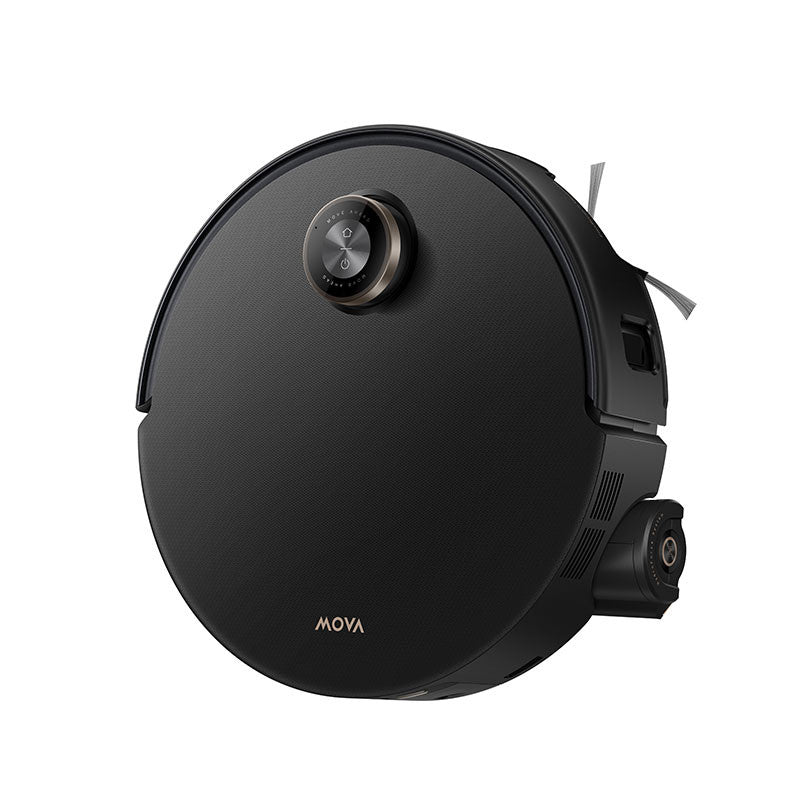 Aspirator robot cu mop Mova Z60 Ultra Roller Complete, 28.000 Pa, 6.400mAh, 210 min, HydroForce, statie colectare inteligenta, Black