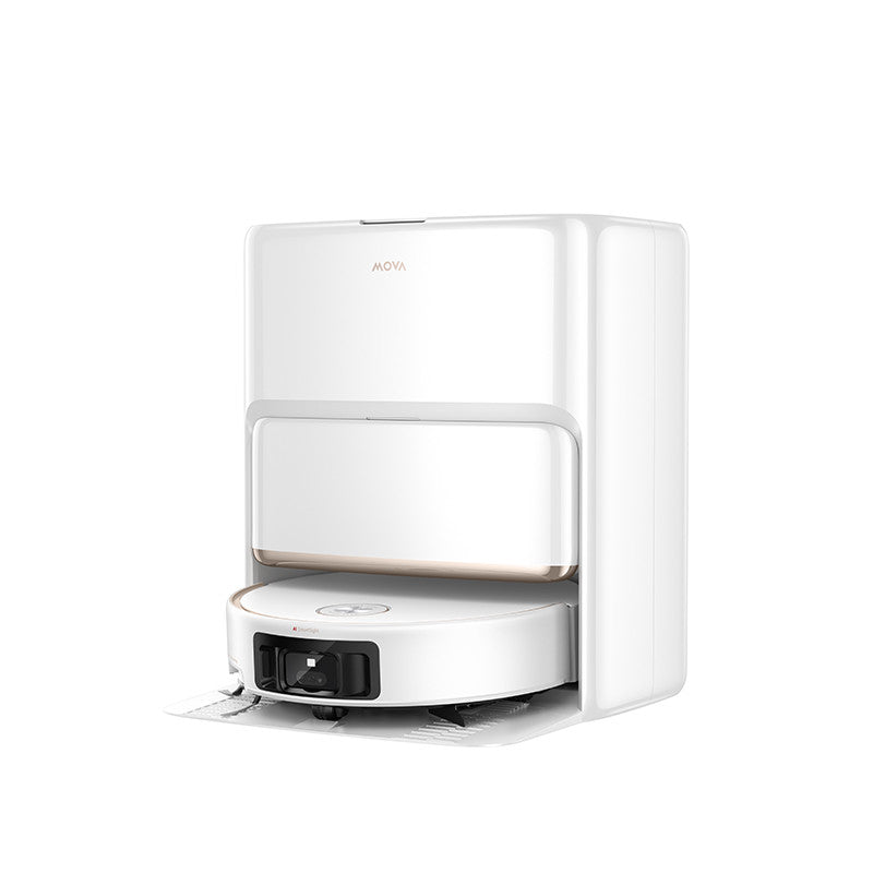 Aspirator robot cu mop Mova Z60 Ultra Roller Complete, 28.000 Pa, 6.400mAh, 210 min, HydroForce, statie inteligenta, White
