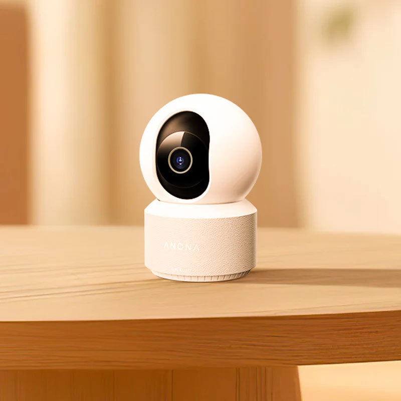 Camera de supraveghere interior ANONA PANO Security Camera 4K UHD, tehnologie AI, Control vocal Google Home, Alexa