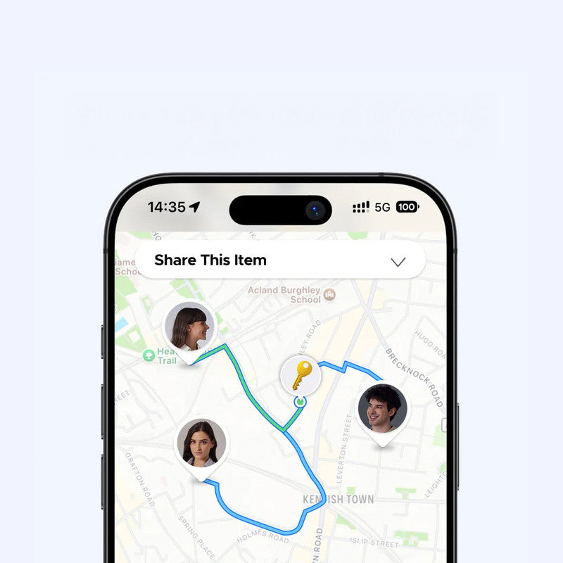 Dispozitiv antipierdere UGREEN SMART FINDER compatibil doar iOS, cu localizare GPS tracker, chei, bagaje, portofel