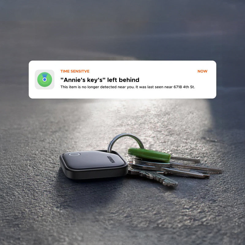 Dispozitiv antipierdere UGREEN SMART FINDER compatibil doar iOS, cu localizare GPS tracker, chei, bagaje, portofel