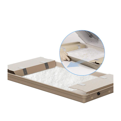 Litiera smart cu autocuratare PETKIT T7 Purobot Crystal Duo with Camera Self Cleaning pentru pisici, Recunoastere faciala