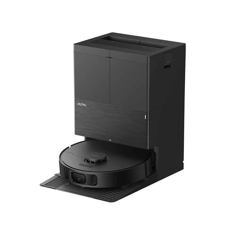 Aspirator robot cu mop MOVA E50 Pro Ultra Robot Vacuum, 30.000 Pa, 5.200mAh, 200 min, MaxiReach™, statie inteligenta, Black
