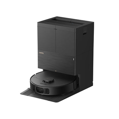 Aspirator robot cu mop MOVA E50 Pro Ultra Robot Vacuum, 30.000 Pa, 5.200mAh, 200 min, MaxiReach™, statie inteligenta, Black