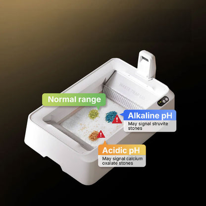 Set nisip cristalin cu detectare pH PETKIT Urine Monitor Crystal Litter Set, compatibil cu litiera Purobot Crystal Duo